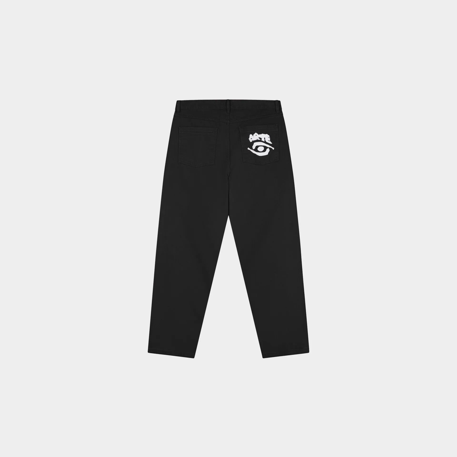 Back Pocket Graphic Pants Black Back Pocket Graphic Pants Black