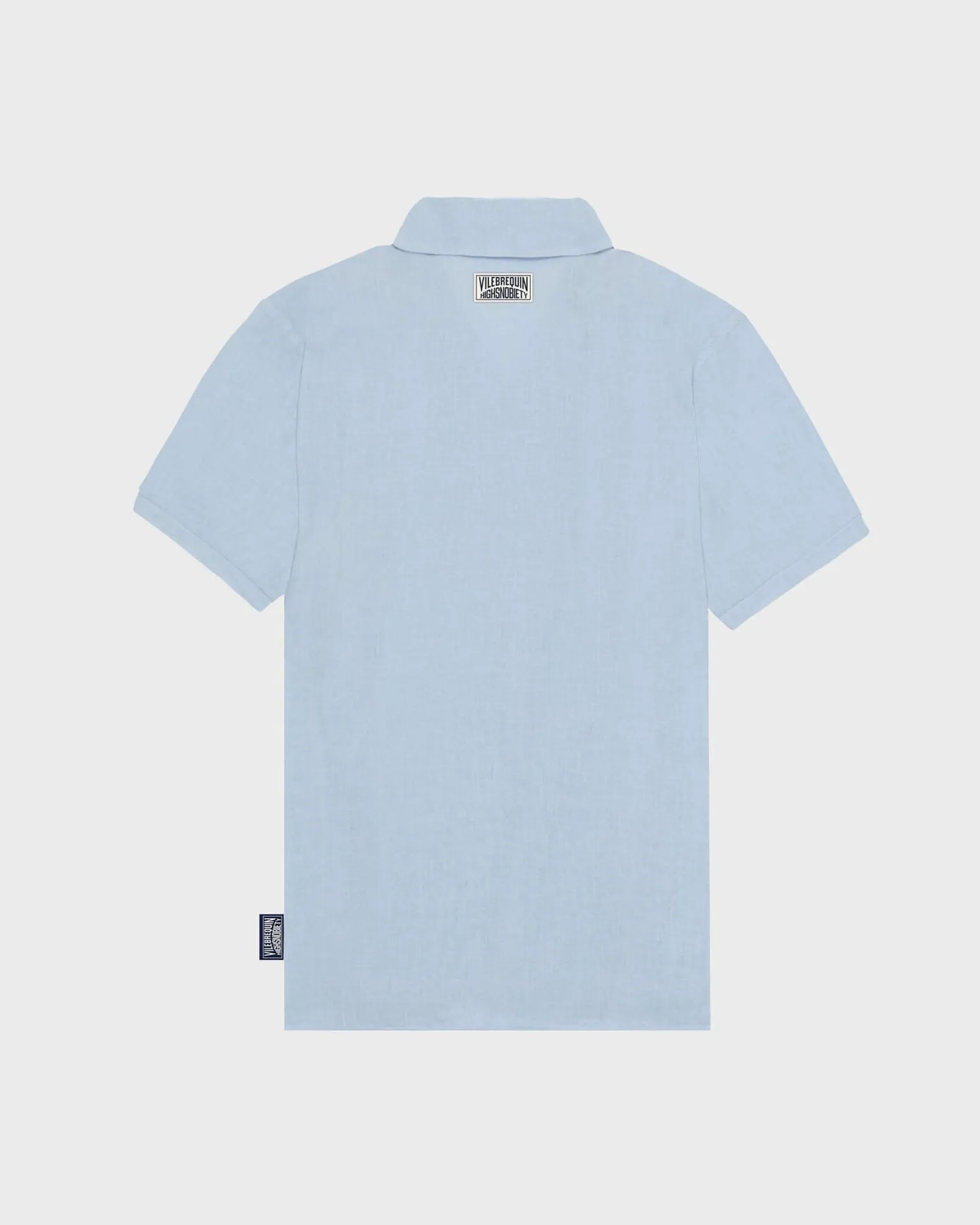 Vilebrequin - Solid Bowling-hemd Aus Leinen Für Herren – Vilebrequin X Highsnobiety - Hemd - Charli - Blau - Größe M – Bild 2