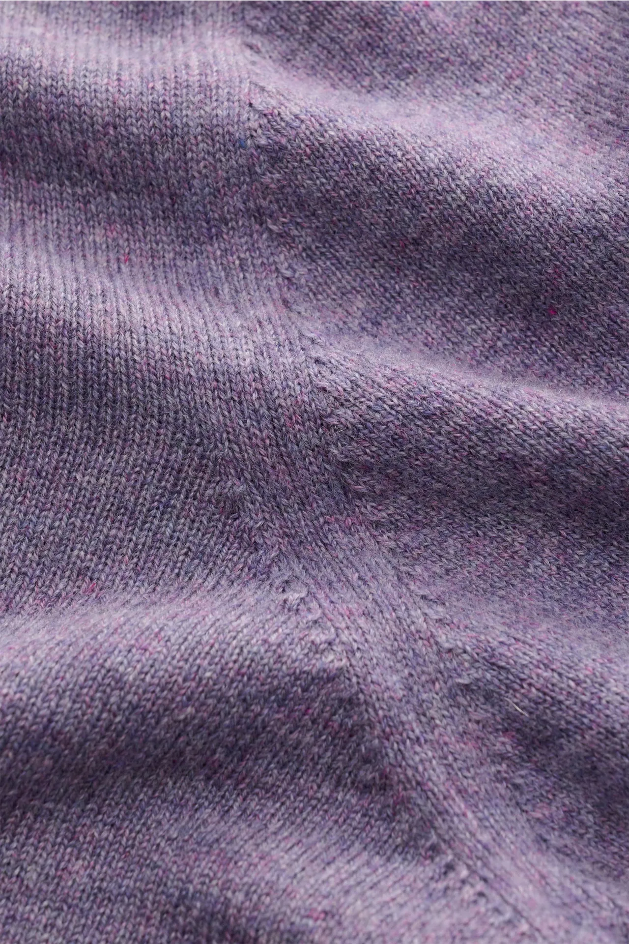 Brunello Cucinelli - Herren - Cashmere Rundhalspullover violett meliert – Bild 4