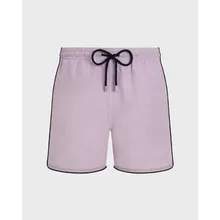 Vilebrequin - Solid Badeshorts Aus Leinen Für Herren - Bademode - Mallorca - Violett - Größe XL Vilebrequin - Solid Badeshorts Aus Leinen Für Herren - Bademode - Mallorca - Violett - Größe XL