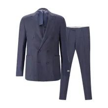 Canali - Zweiteiliger Anzug Kei aus Wollmix - Größe 50 - blau Canali - Zweiteiliger Anzug Kei aus Wollmix - Größe 50 - blau