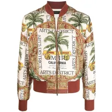 Amiri - Printed Silk Jacket - Größe 52 - beige Amiri - Printed Silk Jacket - Größe 52 - beige