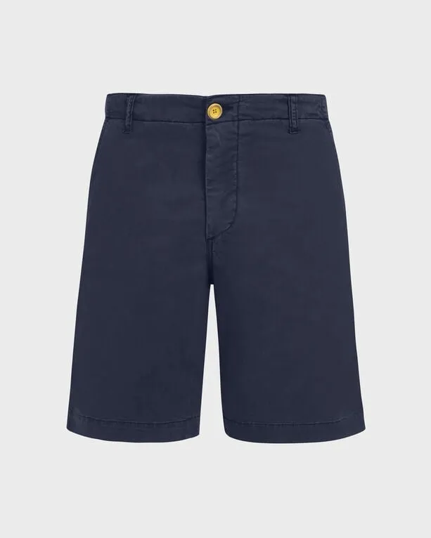 Vilebrequin - Solid Bermudashorts Aus Tencel-baumwolle Für Herren - Bermuda - Ponche - Blau - Größe 29 Vilebrequin - Solid Bermudashorts Aus Tencel-baumwolle Für Herren - Bermuda - Ponche - Blau - Größe 29