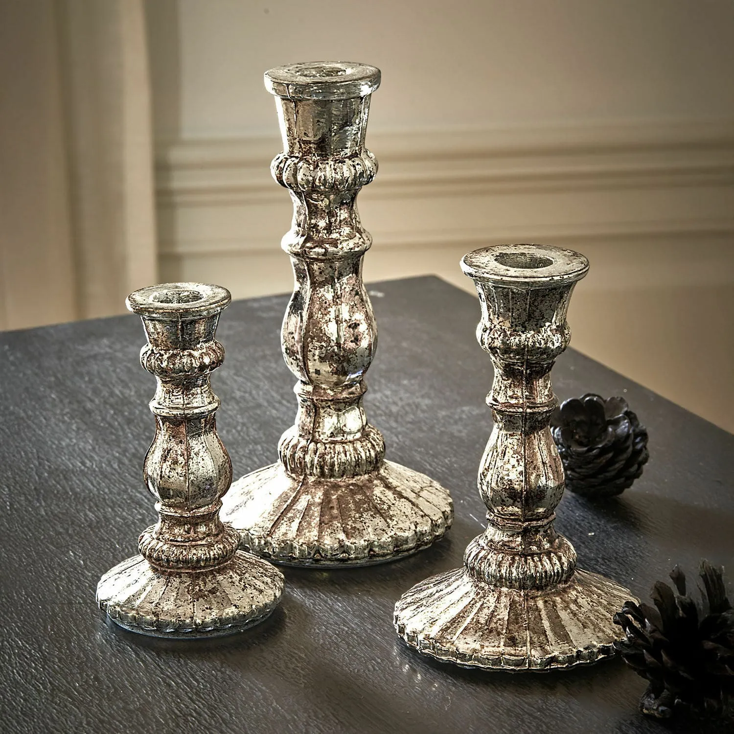 Kerzenständer 3er Set Favalina – Bild 4