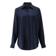 VAN LAACK - Bluse Modern Fit Uni - Größe 38 - blau VAN LAACK - Bluse Modern Fit Uni - Größe 38 - blau