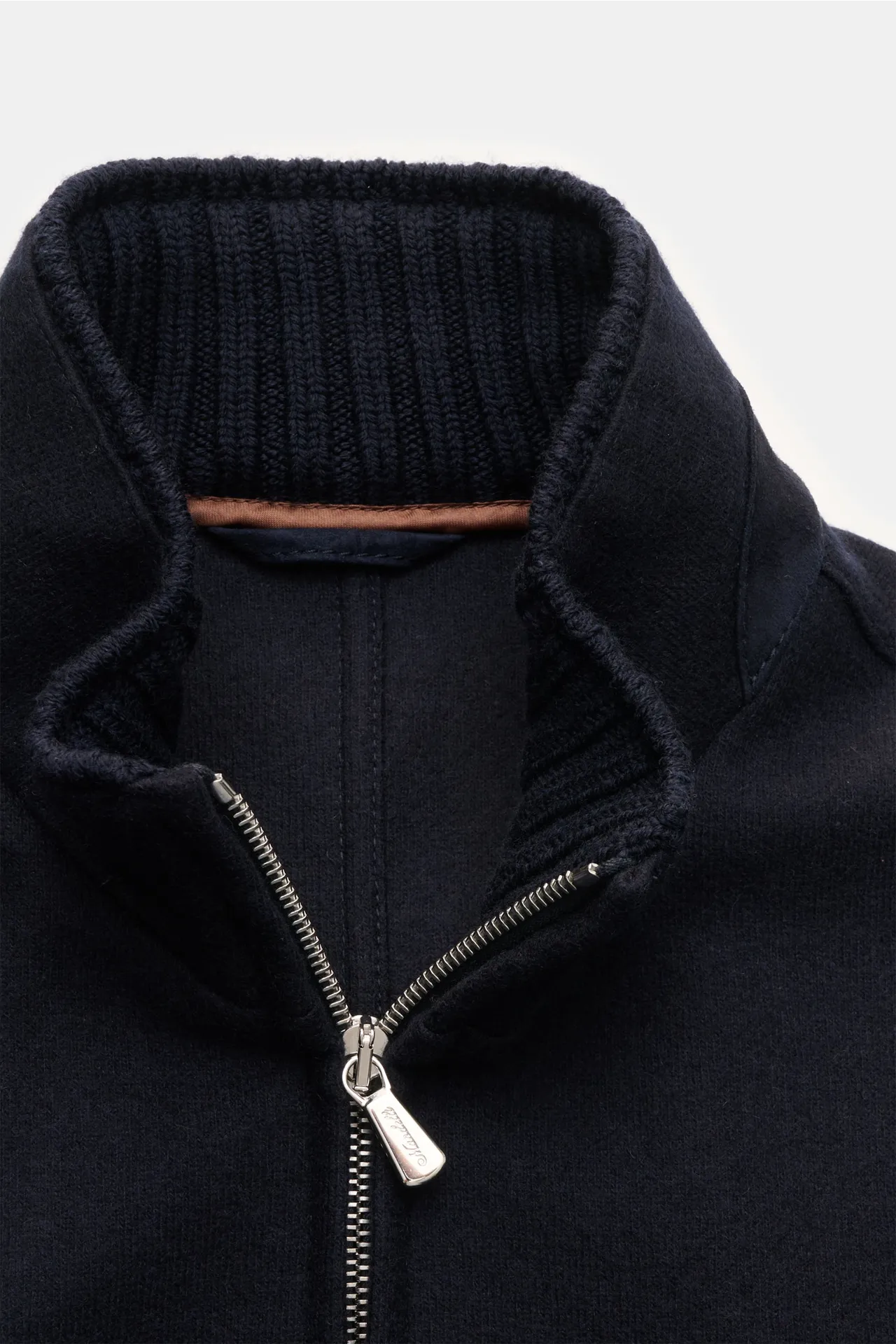 Mandelli - Herren - Jersey-Blouson navy – Bild 3