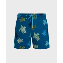 Vilebrequin - Tortues Multicolore Badeshorts Mit Stickerei Für Herren – Limitierte Serie - Bademode - Mistral - Blau - Größe 5XL Vilebrequin - Tortues Multicolore Badeshorts Mit Stickerei Für Herren – Limitierte Serie - Bademode - Mistral - Blau - Größe 5XL