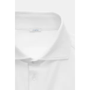 Malo - Herren - Jersey-Poloshirt %27Mezza Manica%27 weiß