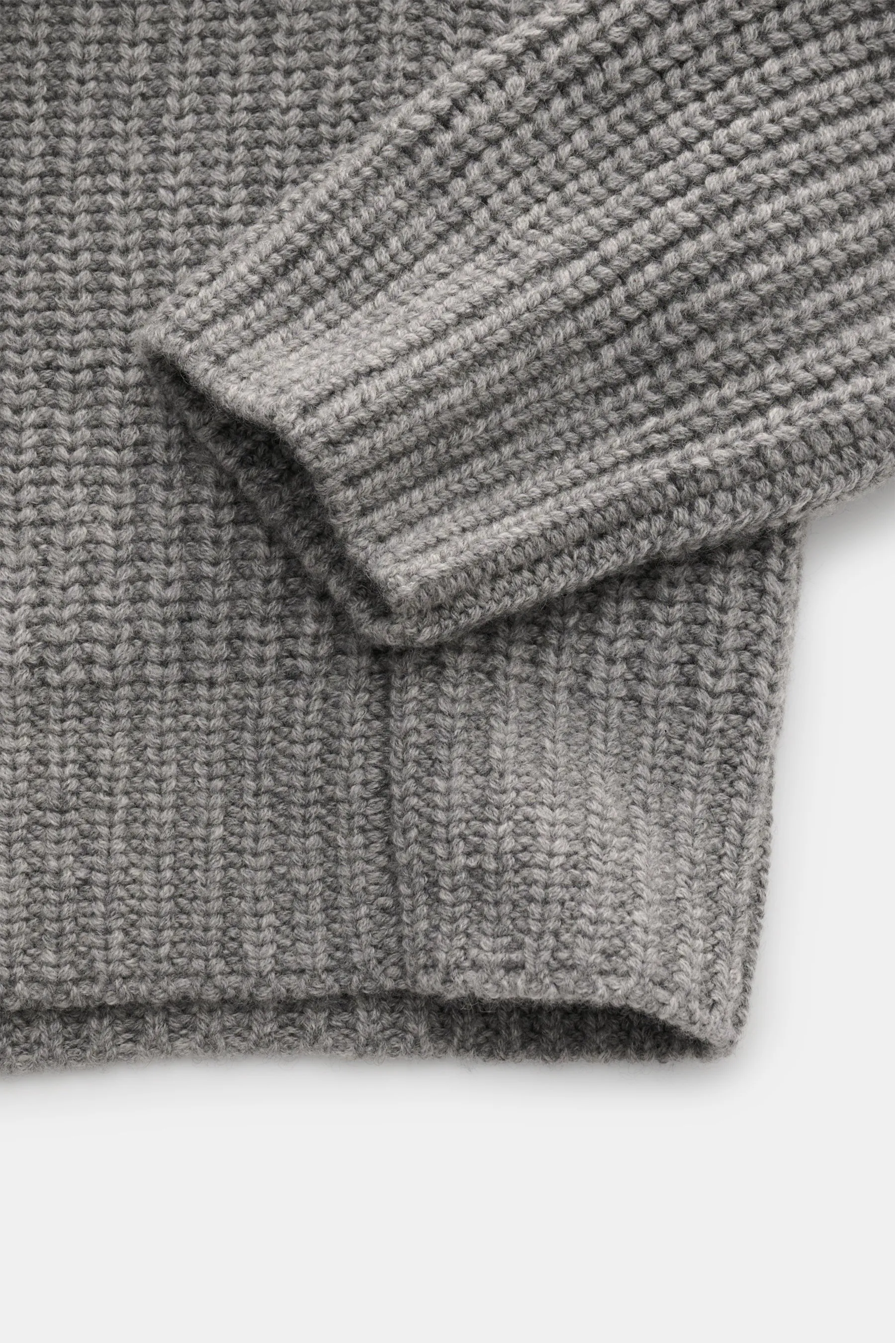 Iris von Arnim - Herren - Cashmere Rundhalspullover 'Arlington' grau meliert – Bild 3