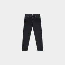 I035082 Regular Tapered Jeans - Black Dark Used I035082 Regular Tapered Jeans - Black Dark Used