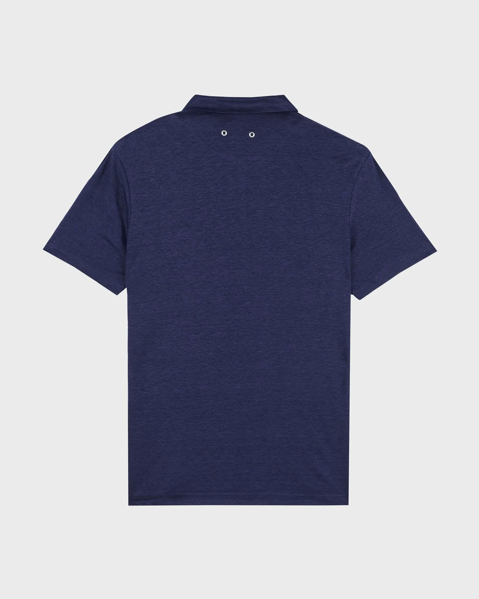 Vilebrequin - Einfarbiges Polohemd Aus Leinenjersey Für Herren - Polohemd - Pyramid - Blau - Größe S – Bild 2