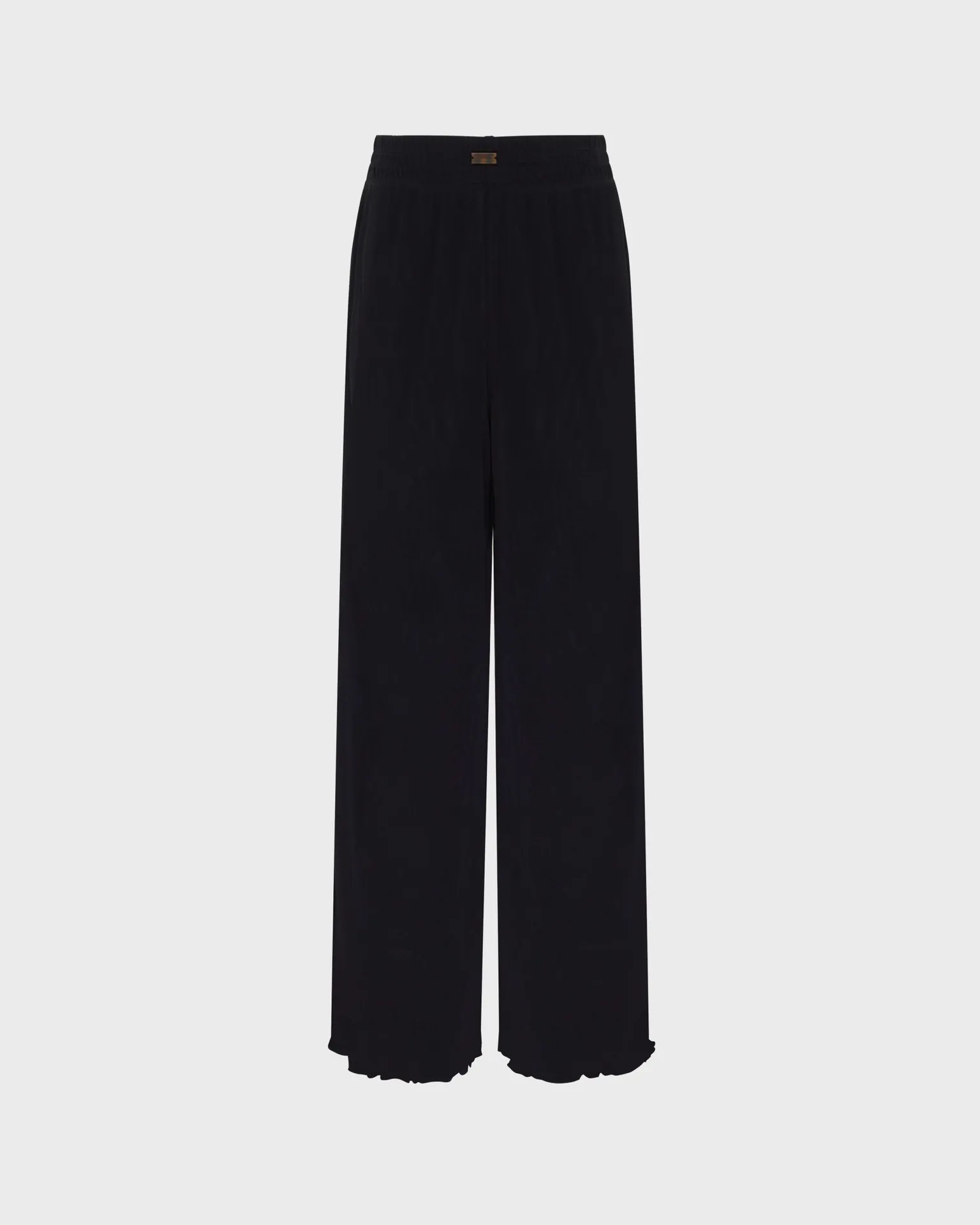 Vilebrequin - Solid Tüllhose Mit Weitem Bein Für Damen - Hose - Line - Schwarz - Größe M – Bild 2