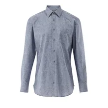 VAN LAACK - Hemd Comfort Fit Druck - Größe 44 - blau VAN LAACK - Hemd Comfort Fit Druck - Größe 44 - blau