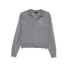 SOEUR - Merino Wool Sweater With V-Neck - Größe 40 - grau SOEUR - Merino Wool Sweater With V-Neck - Größe 40 - grau