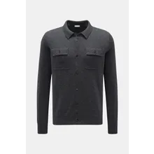 von Braun - Herren - Cashmere Cardigan dunkelgrau meliert von Braun - Herren - Cashmere Cardigan dunkelgrau meliert