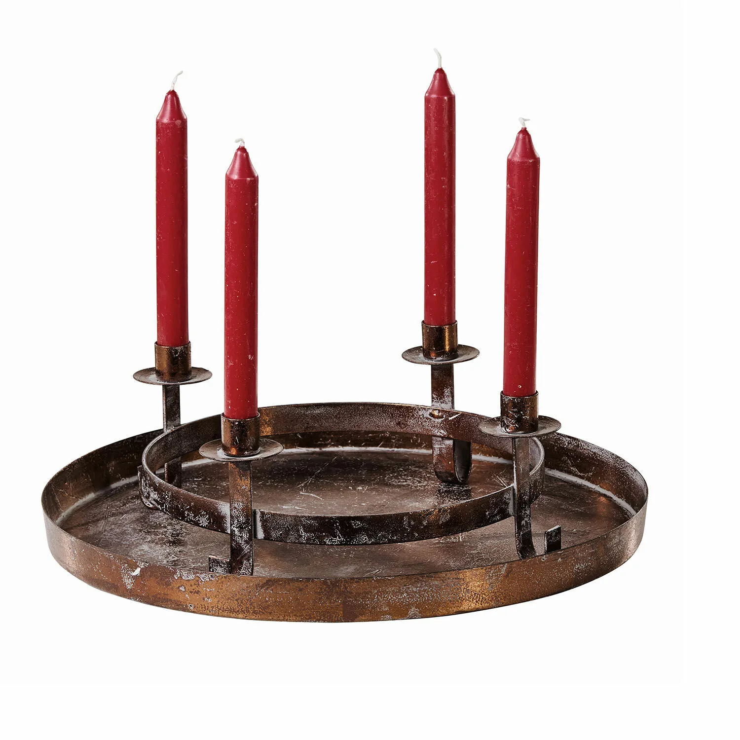 Kerzenkranz mit Tablett Ivremont – Bild 3