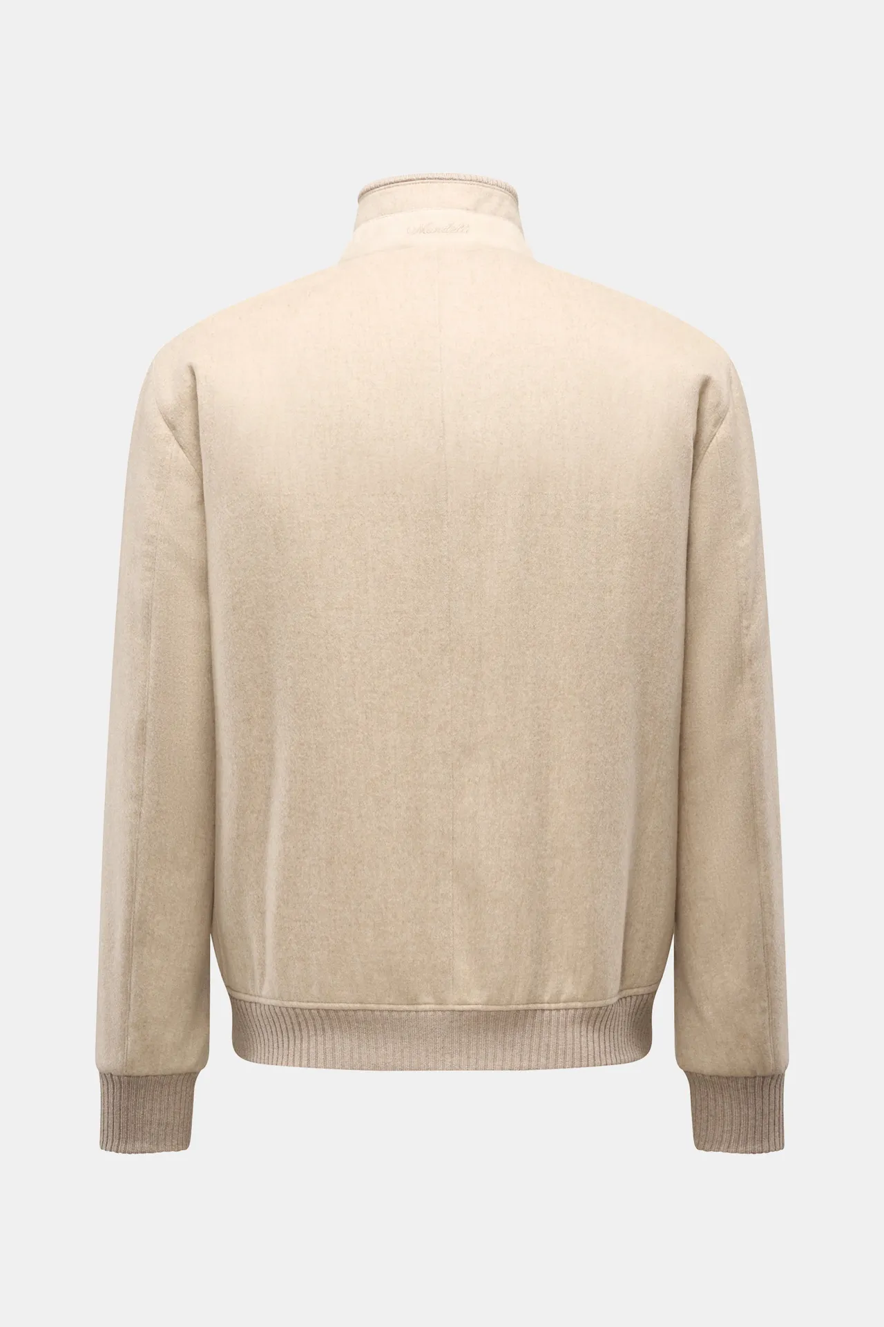 Mandelli - Herren - Cashmere Blouson beige – Bild 2