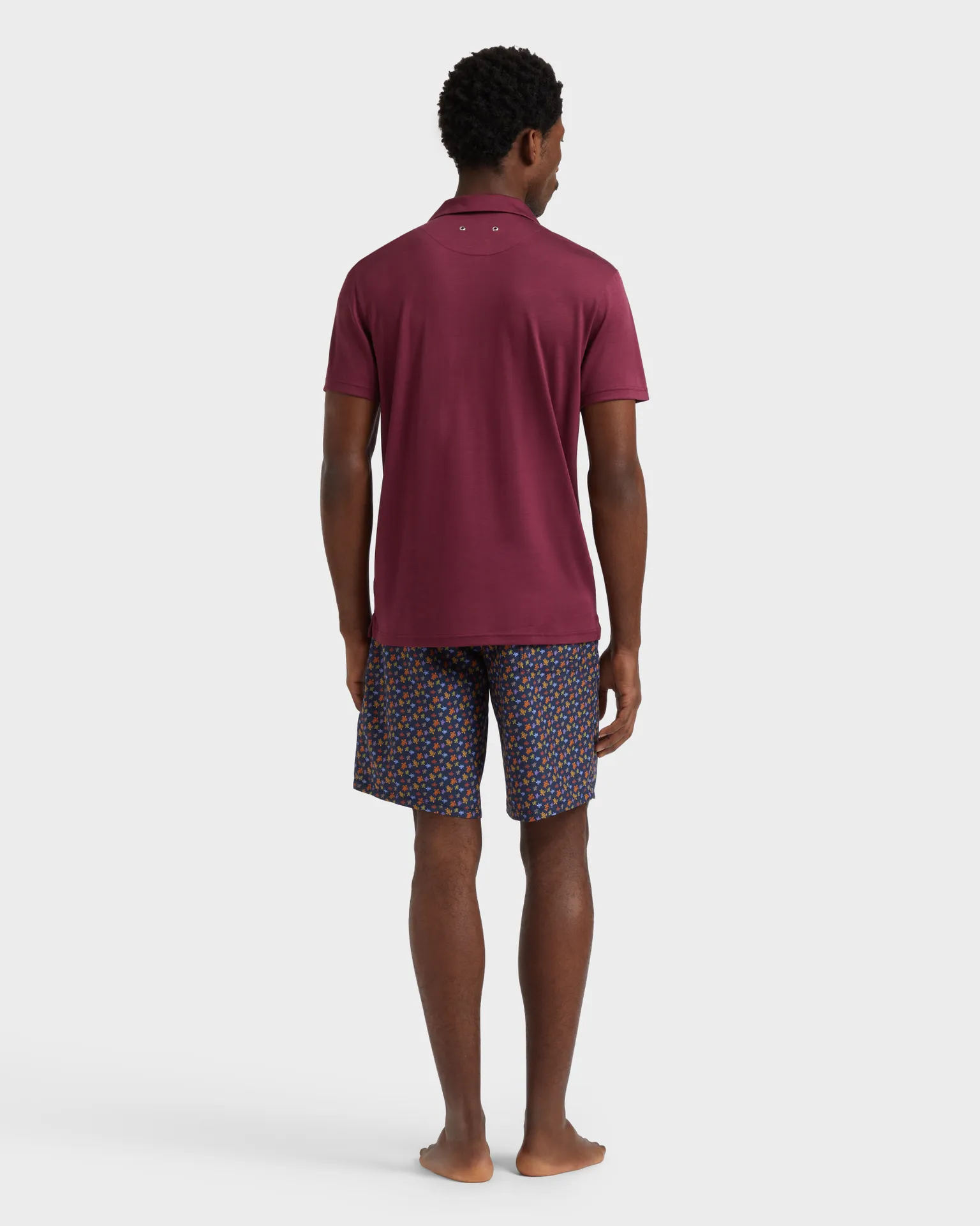 Vilebrequin - Einfarbiges Polohemd Aus Tencel Für Herren - Polohemd - Pirinol - Rot - Größe XXXL – Bild 4