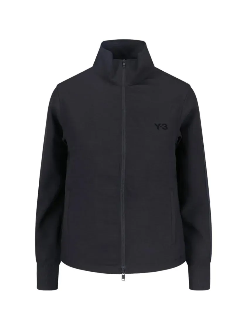 Y-3 - Logo Zip Sweatshirt – Black - Größe S - schwarz Y-3 - Logo Zip Sweatshirt – Black - Größe S - schwarz