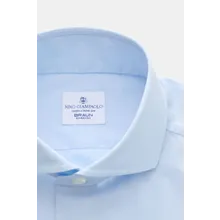 Giampaolo - Herren - Casual-Hemd Haifisch-Kragen hellblau