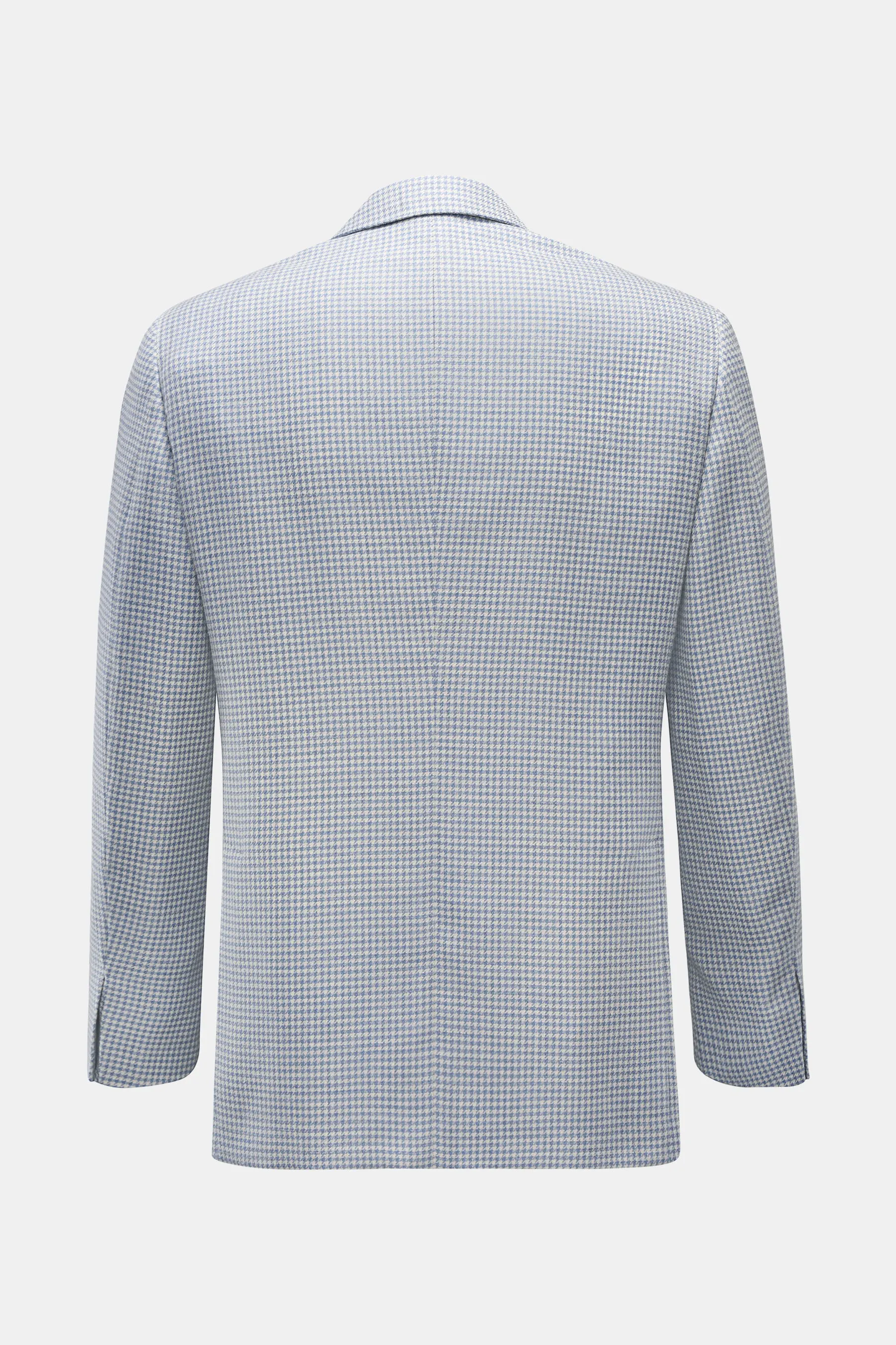 Belvest - Herren - Sakko rauchblau/creme kariert – Bild 3