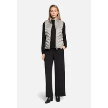 Steppweste mit Stehkragen