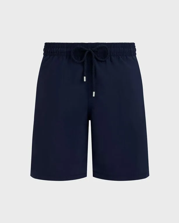 Vilebrequin - Lange Solid Badeshorts Für Herren - Bademode - Okoa - Blau - Größe XL Vilebrequin - Lange Solid Badeshorts Für Herren - Bademode - Okoa - Blau - Größe XL
