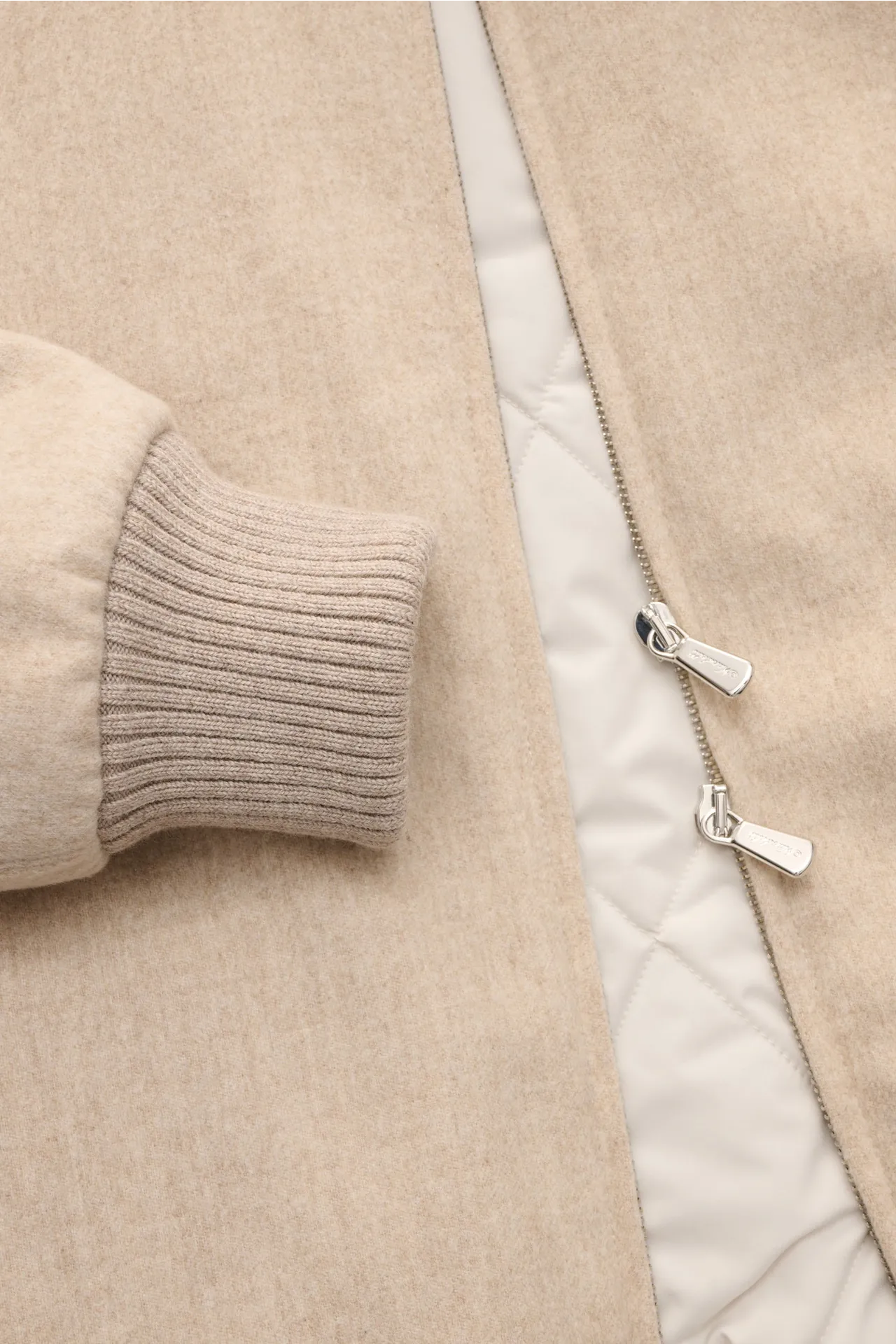 Mandelli - Herren - Cashmere Blouson beige – Bild 4