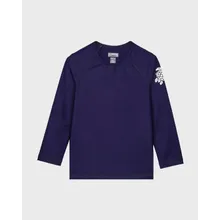 Vilebrequin - Langärmeliges Rashguards Solid T-shirt Für Kinder - Rashguard - Glassy-y - Blau - Größe 10 Vilebrequin - Langärmeliges Rashguards Solid T-shirt Für Kinder - Rashguard - Glassy-y - Blau - Größe 10