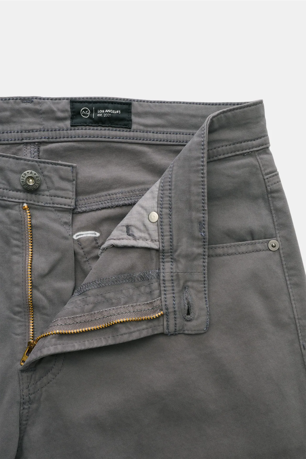 AG Adriano Goldschmied - Herren - Baumwollhose 'Tellis' dunkelgrau – Bild 4