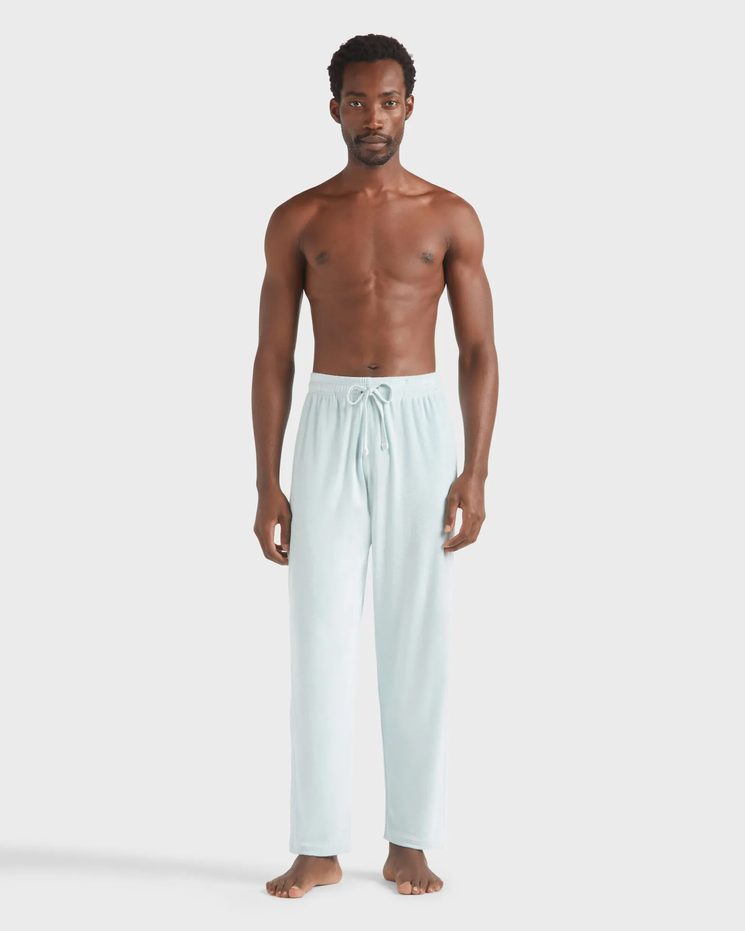 Vilebrequin - Solid Herren Hose Aus Frottee - Hose - Polide - Blau - Größe M – Bild 3