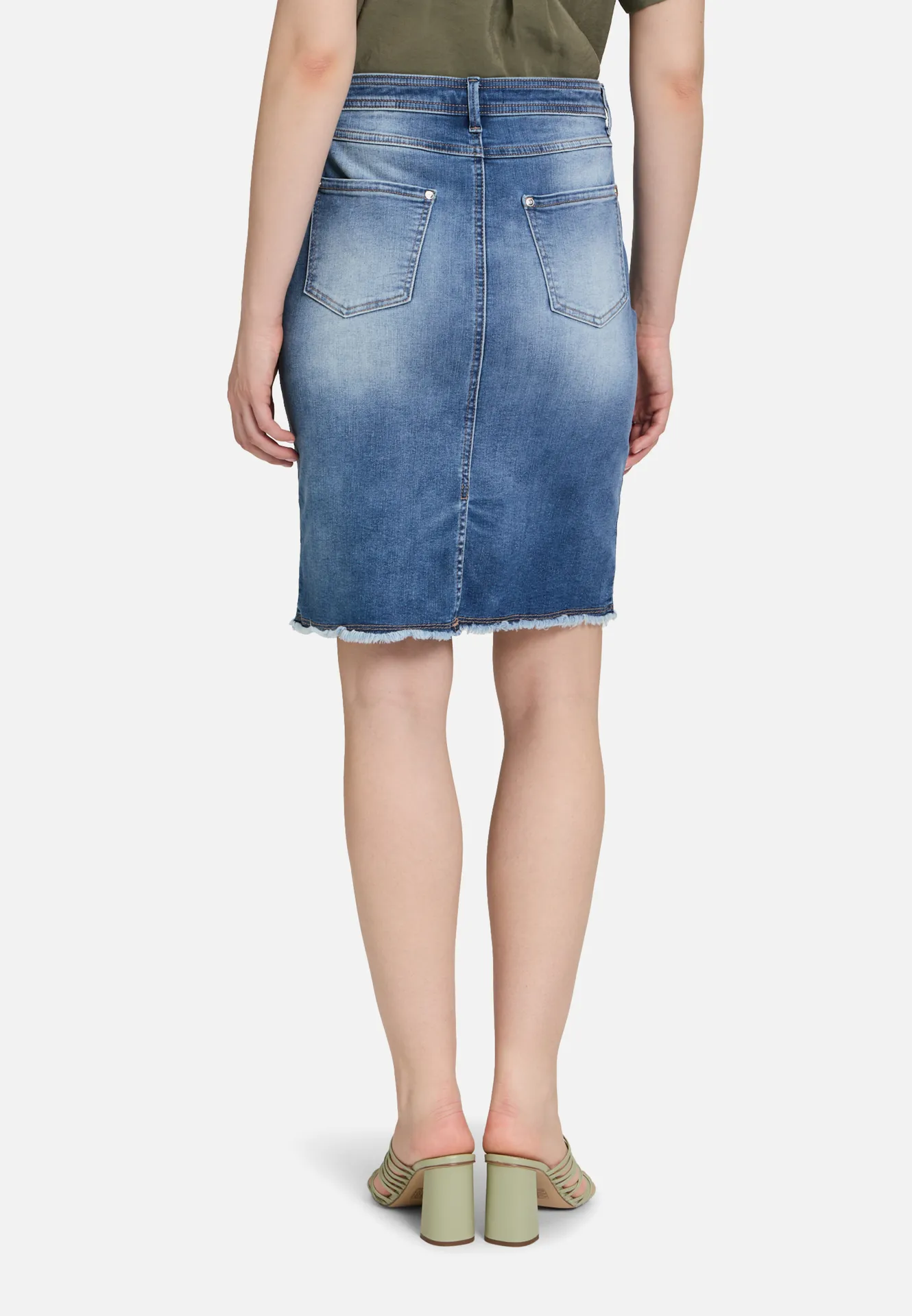 Jeansrock mit Fransen Jeansrock mit Fransen