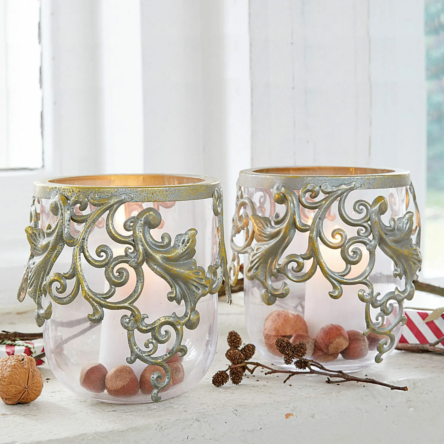 Windlicht 2er Set Sundini – Bild 4