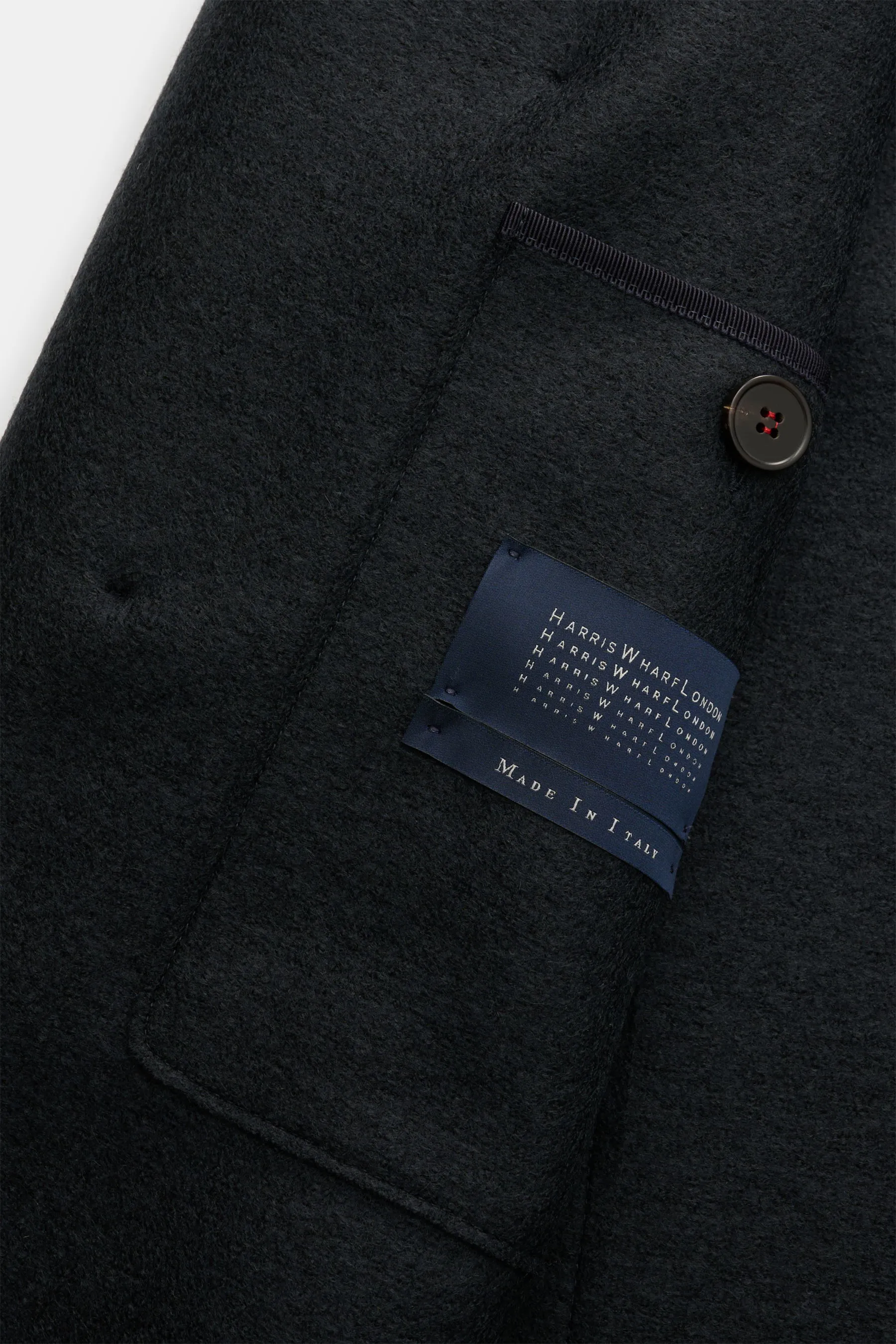 Harris Wharf London - Herren - Wollmantel dark navy – Bild 5