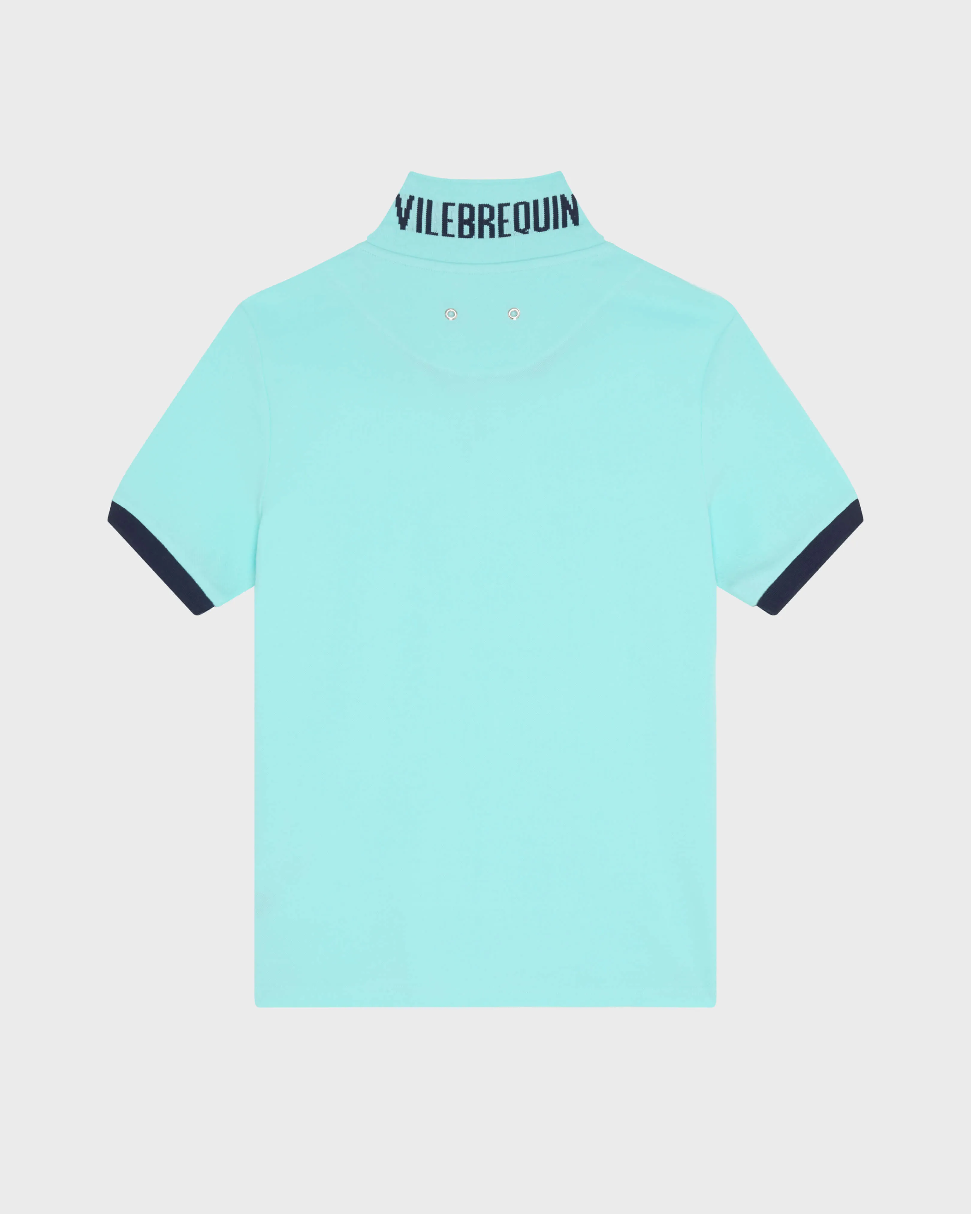 Vilebrequin - Solid Polohemd Aus Baumwolle Für Herren - Polohemd - Palatin - Blau - Größe XXXL – Bild 2