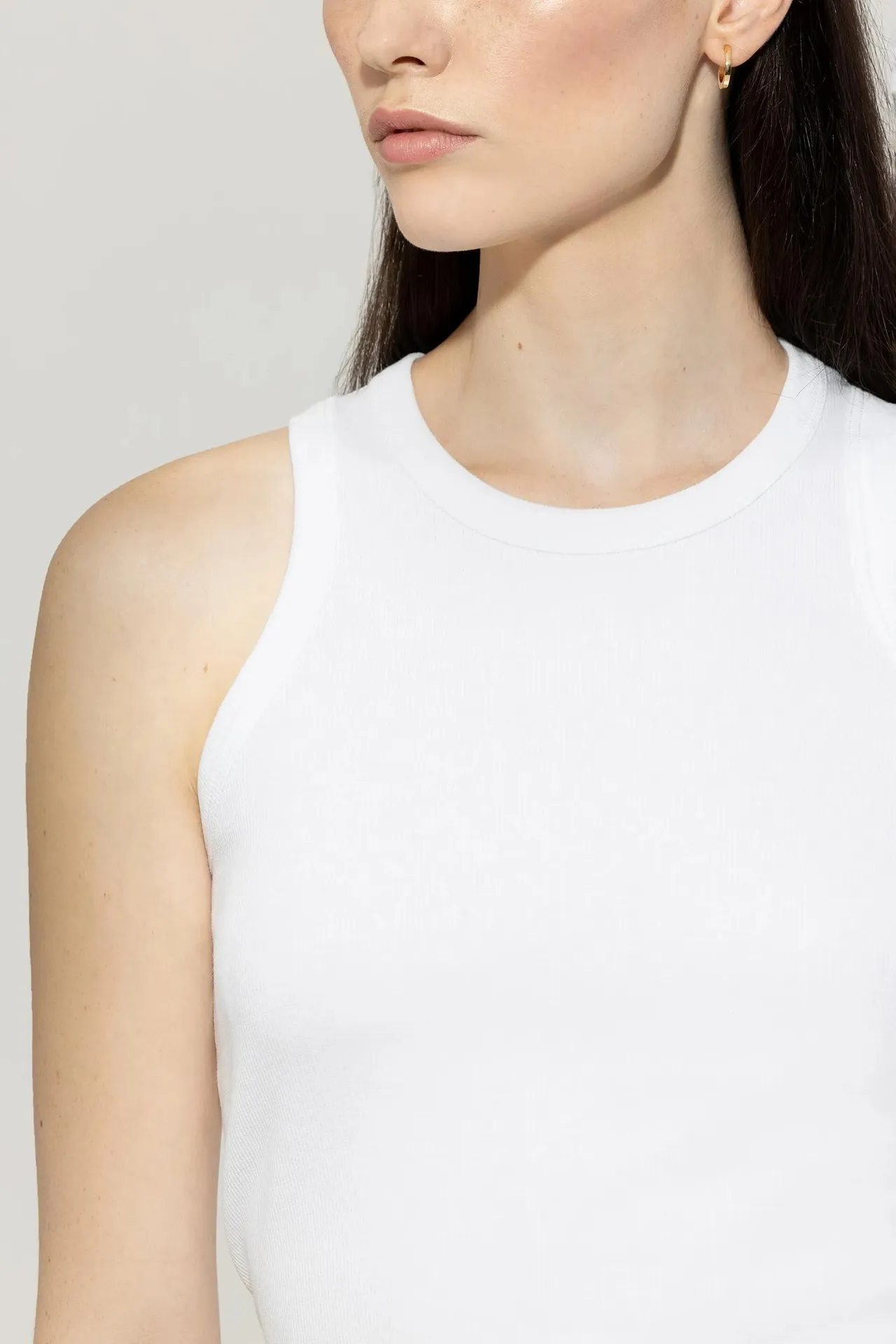 Luisa Cerano - Basic-Tanktop - Größe 40 - weiß – Bild 3