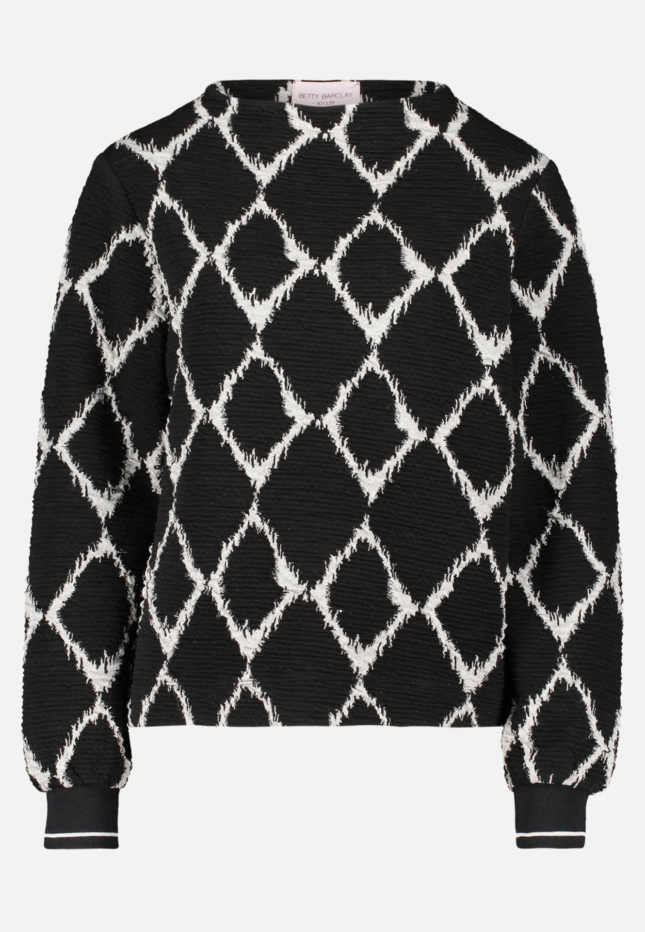 Sweatshirt mit Rippbündchen – Bild 3