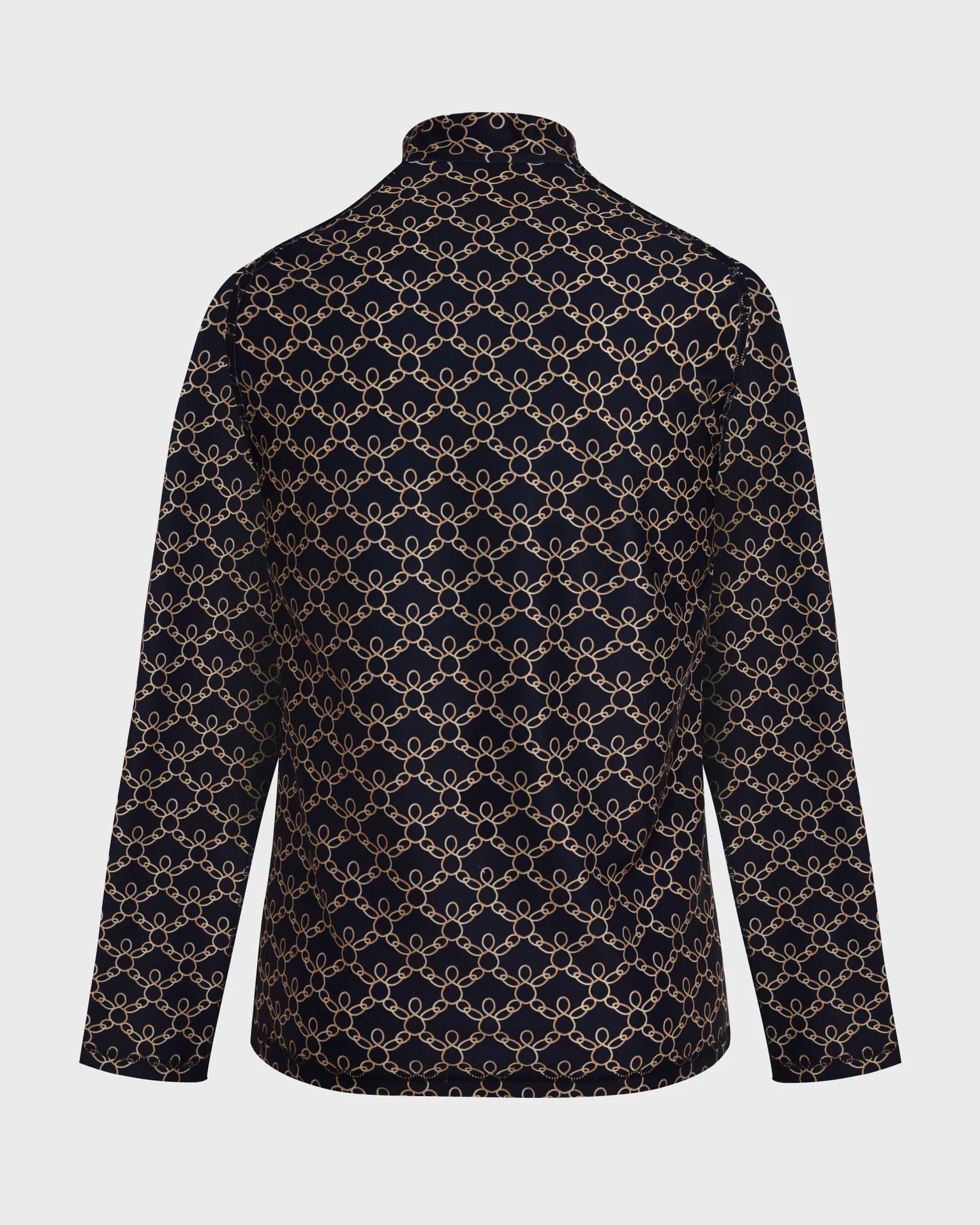 Vilebrequin - Langärmeliger Turtles Chain Rashguard Mit Reißverschluss Für Herren - Rashguard - Rocker-z - Blau - Größe XXL – Bild 2