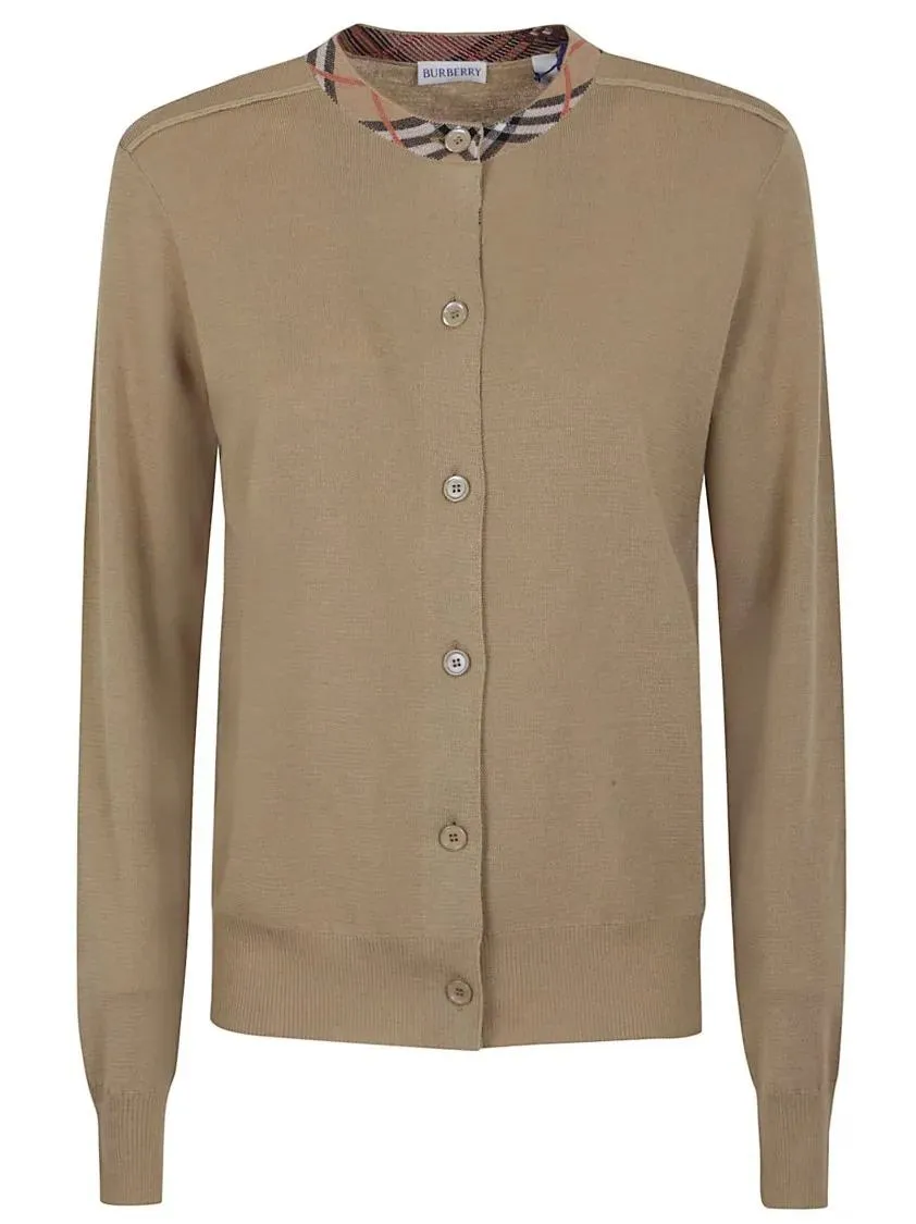 Burberry - Classic Wool Sweater - Größe L - beige Burberry - Classic Wool Sweater - Größe L - beige