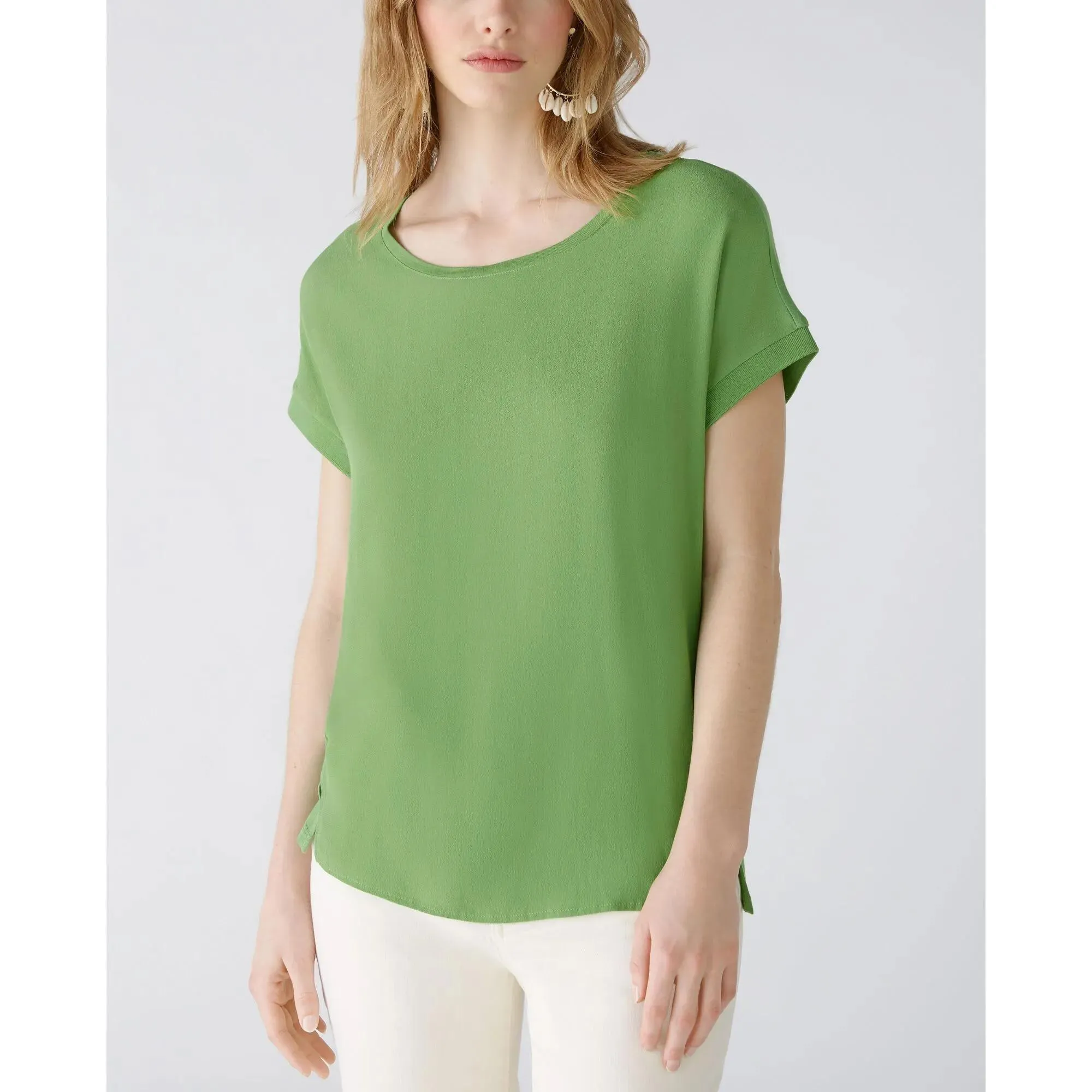 Oui - Blusenshirt AYANO - Größe 34 DAMEN - grün – Bild 2