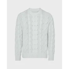 Vilebrequin - Herren Zopfmuster-baumwollpullover - Pullover - Philippe - Weiss - Größe M Vilebrequin - Herren Zopfmuster-baumwollpullover - Pullover - Philippe - Weiss - Größe M