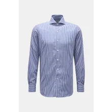 Gherardi - Herren - Business Hemd Haifisch-Kragen navy/weiß gestreift Gherardi - Herren - Business Hemd Haifisch-Kragen navy/weiß gestreift