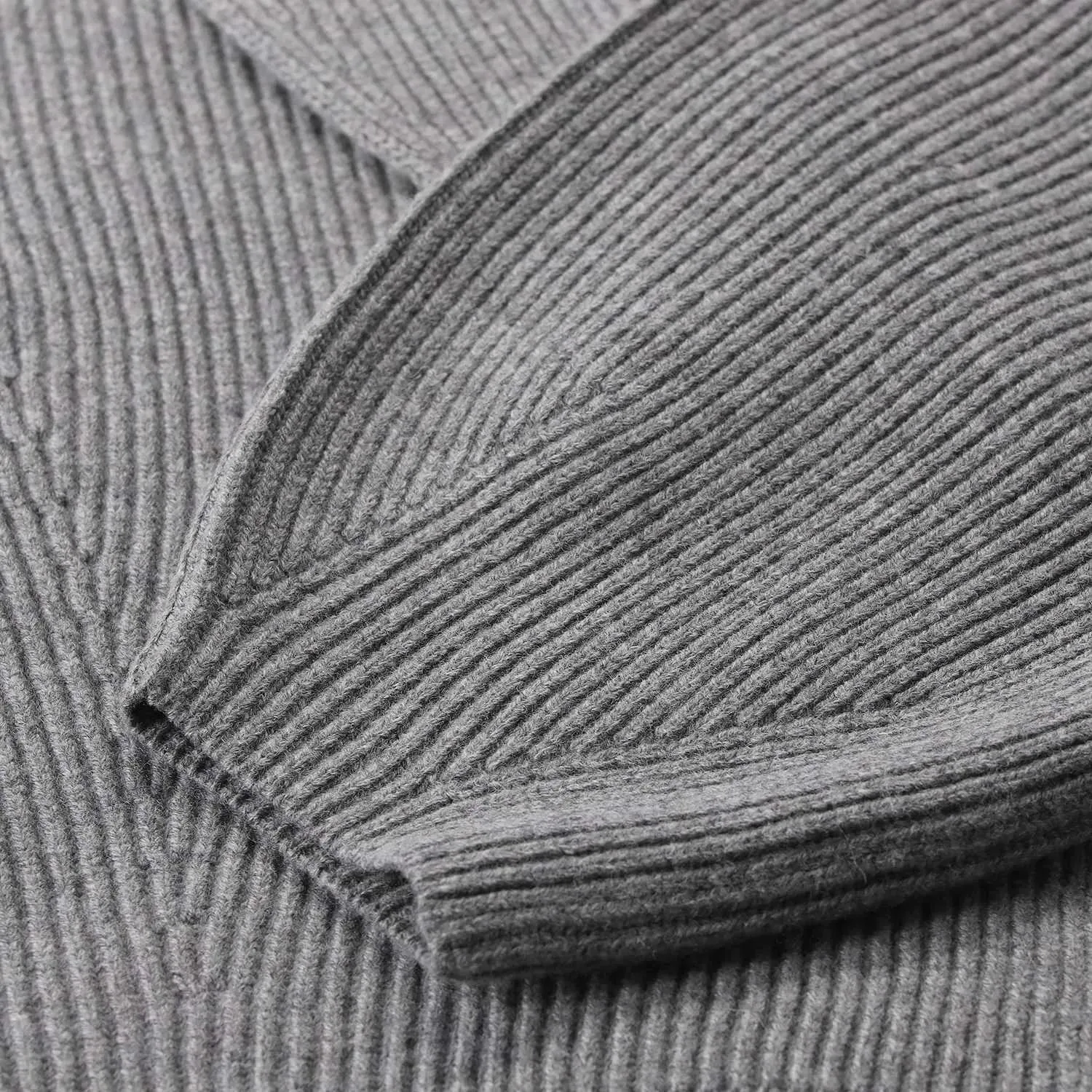 TOTEME - Strickjacke aus Wollmix - Größe M - grau – Bild 3