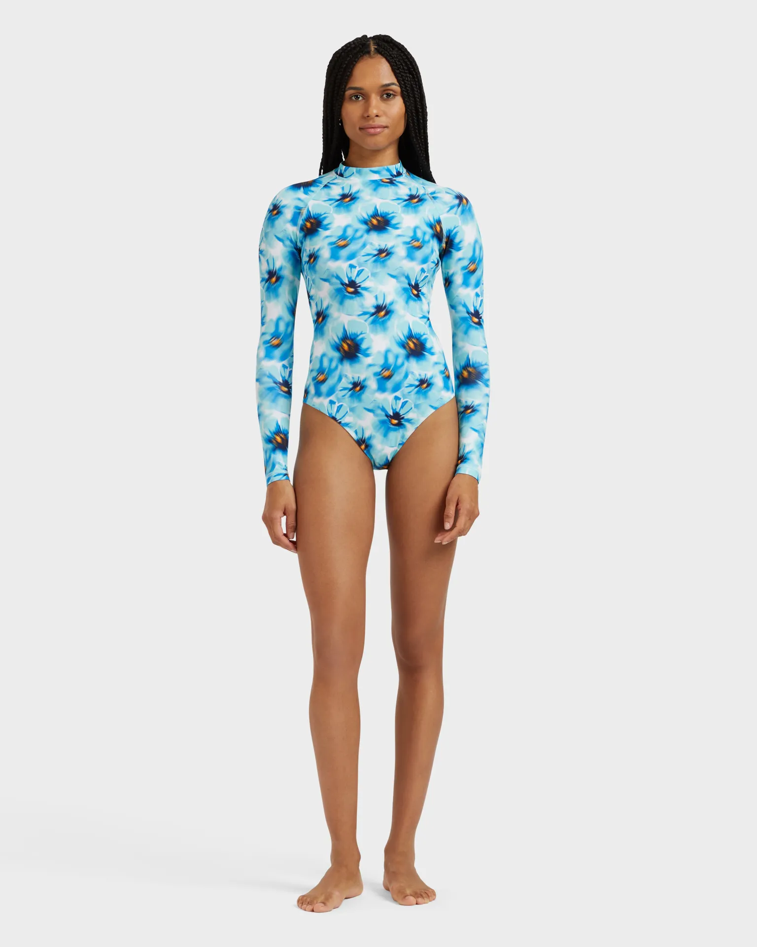 Vilebrequin - Einteiliger Poppies Rashguard Mit Uv-schutz Für Damen - Rashguard - Lexane - Blau - Größe XS – Bild 3