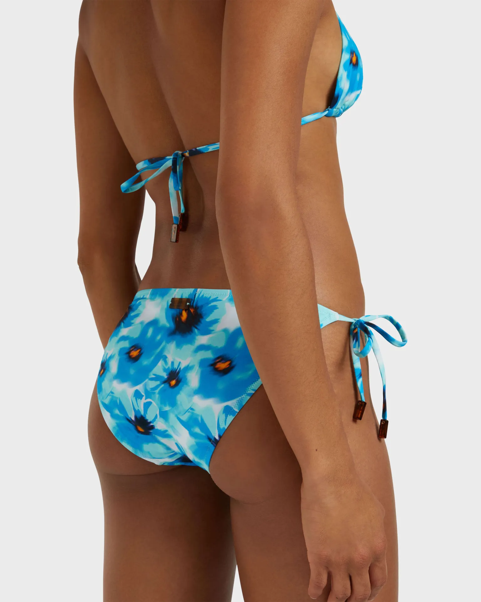Vilebrequin - Poppies Bikinihose Zum Seitlichen Binden Für Damen - Bademode - Flore - Blau - Größe S – Bild 6