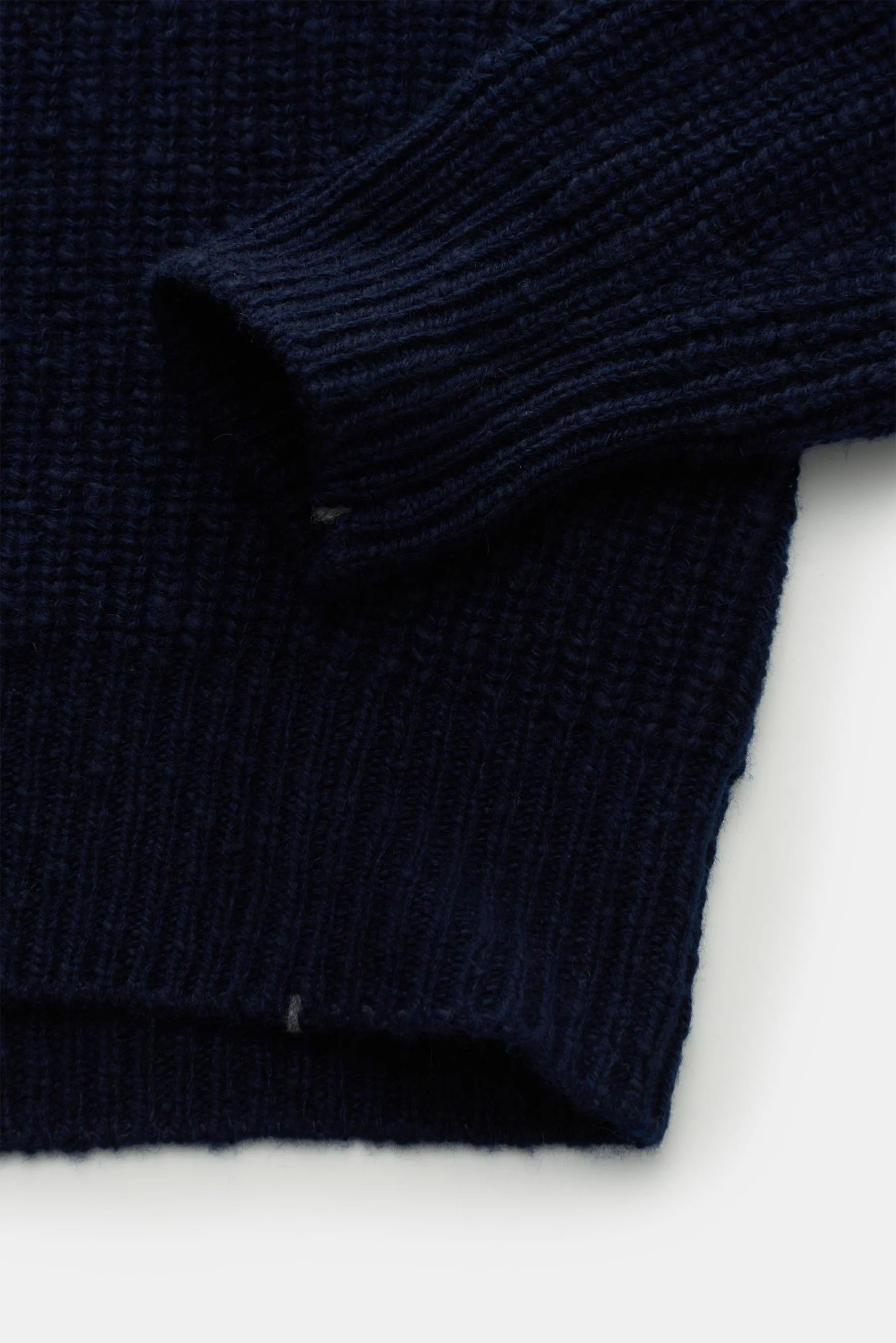 Lamano Artisans - Herren - Cashmere Rundhalspullover 'Burleigh' navy – Bild 3