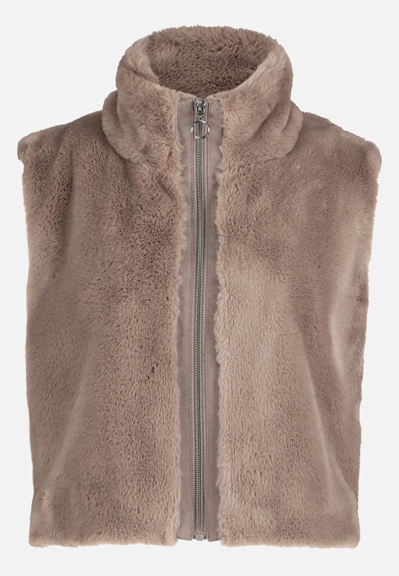 Plüschweste mit Reißverschluss – Bild 3