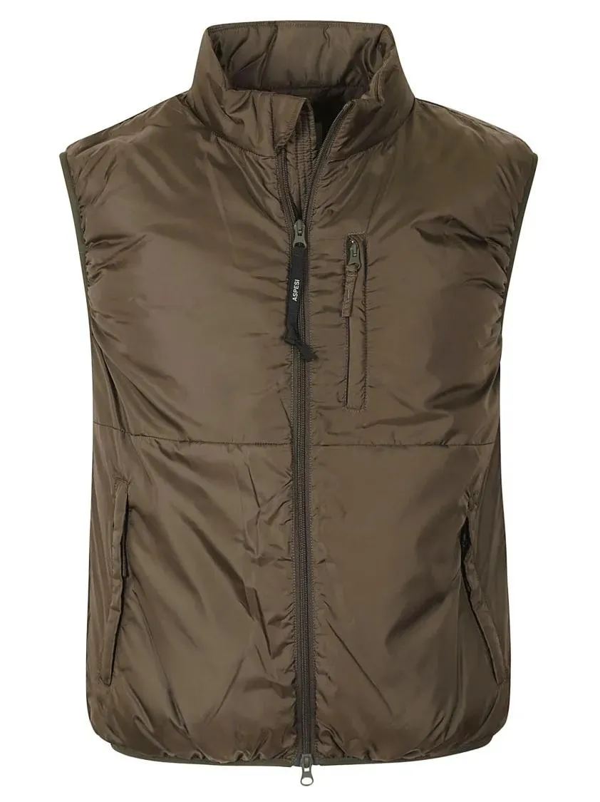 Aspesi - Utilitarian Nylon Vest - Größe M - grau Aspesi - Utilitarian Nylon Vest - Größe M - grau
