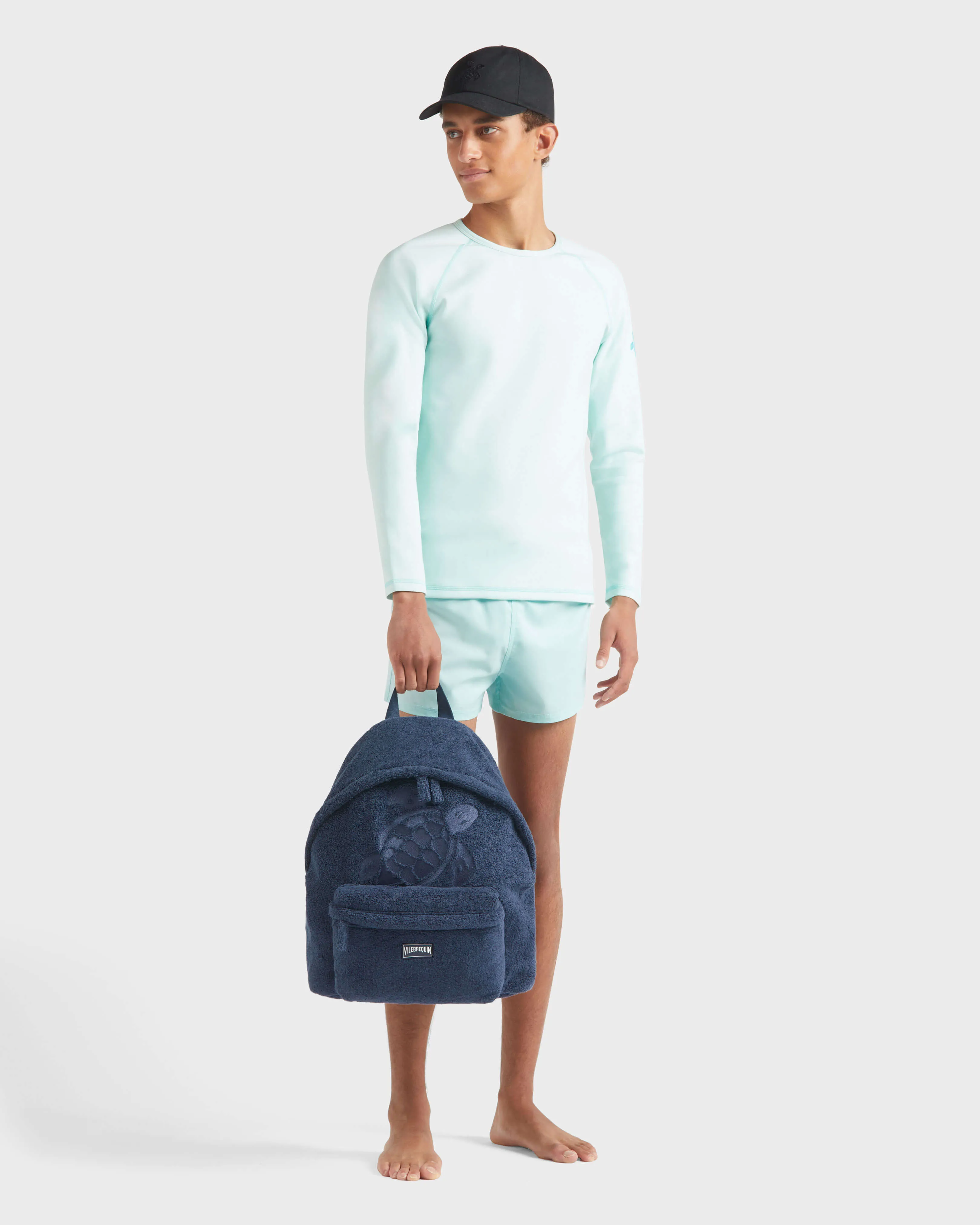 Vilebrequin - Kurze Und Figurbetonte Einfarbige Stretch-bademode Für Herren - Bademode - Man - Blau - Größe XS – Bild 5