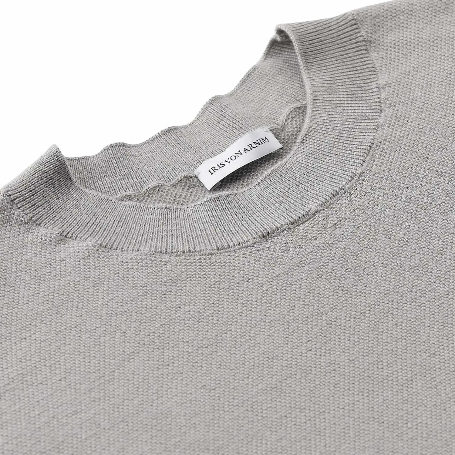 Iris von Arnim - Pullover mit Kaschmir & Seide - Größe L - grau – Bild 3